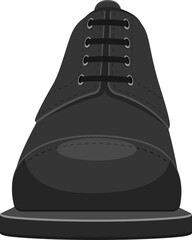 Leather shoes clipart design illustration