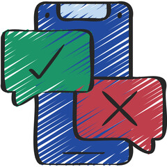 Good And Bad Messages Icon