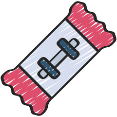 Gym Protein bar Icon