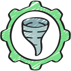 Natural Disaster Management Icon