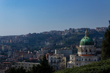 Fototapeta na wymiar Naples from the top