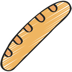Bread Baguette Icon