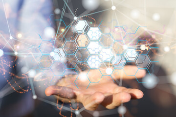 Protect Cloud Information Data Concept..