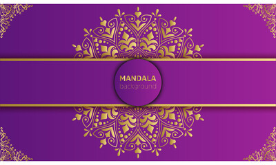 Luxury ornamental islamic mandala background design.