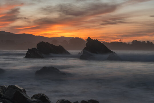 Playa de Arnao (Costa asturiana)