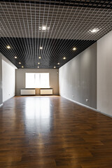Obraz premium Empty open space office room with window