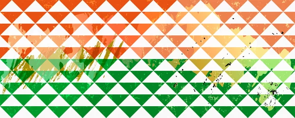 Keuken spatwand met foto abstract background pattern, with triangles, squares, paint strokes and splashes © Kirsten Hinte