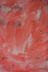 red concretecontact on the wall close-up