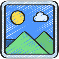 Fototapeta premium Picture Icon