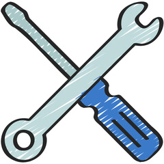 Handyman Work Icon