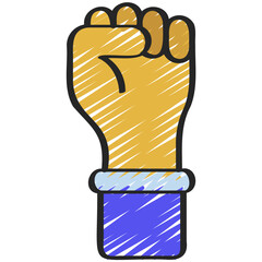 Fist Front Sleeve Icon