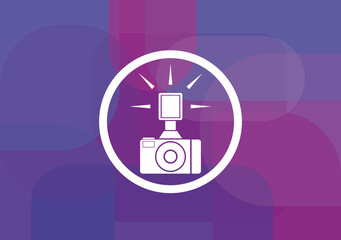 icon camera line icon.vector illustration design