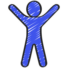 Jumping Person Icon