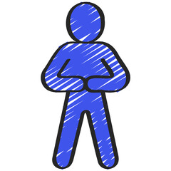 Bowing Pose Person Icon