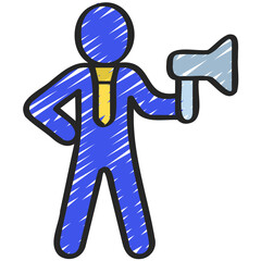Marketing Person Icon