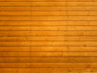 Orange wood fence plank texture background