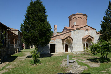 Church of the archaeological park at Apollonia in Albania