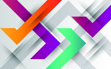 Overlap background vector. Realistic overlap layer on cubes pattern background. vector illustration.