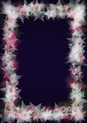 Vector Magical Glowing Background with Silver and Purple Falling Stars on Black. Sparkle Star Night Design.  Cosmic Bokeh Light. Christmas and New Year Poster. Baby Fairy Print.