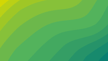 Abstract distorted striped gradient with a transition from yellow to green. Modern graphic background of a website, banner, phone. Vector illustration.