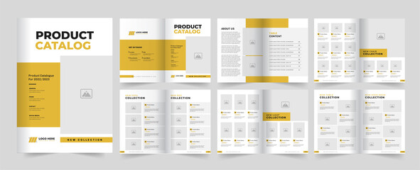 Product Catalog template design and multipurpose catalogue design - obrazy, fototapety, plakaty