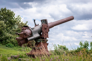 An air defense cannon from World War 1