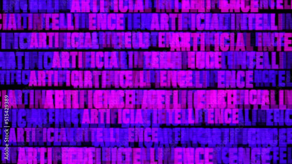 Wall mural big data analytics animated text kinetic finance fintech wordscape ai artificial intelligence softwa