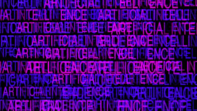 Big data analytics animated text kinetic finance fintech wordscape ai artificial intelligence software