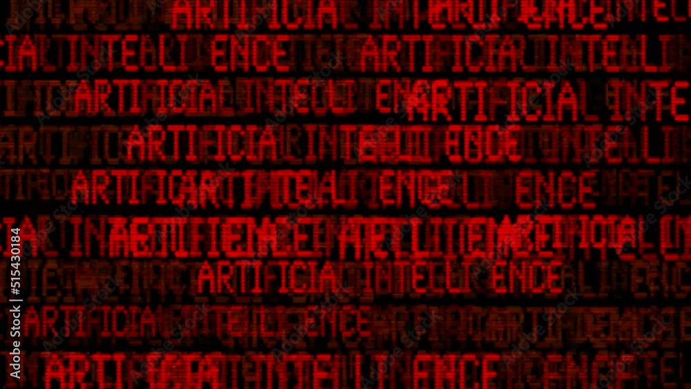 Wall mural big data analytics animated text kinetic finance fintech wordscape ai artificial intelligence softwa