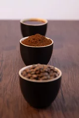 Fotobehang Ground coffee in a cup © Ramiro
