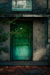 old abandoned building