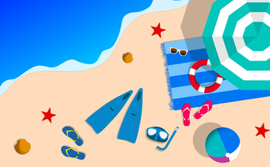 spiaggia, mare, acqua, vacanze, riva, ombrelloni	
