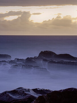 Long expsure seascape at dusk
