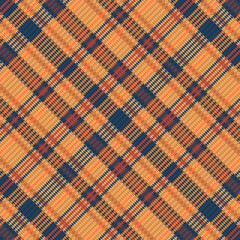 Tartan plaid pattern with texture and warm color.