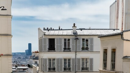 Paris, Montmartre, facades