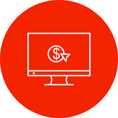 Unique Pay Per Click Vector Icon