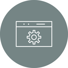 Unique Web Optimization Vector Icon