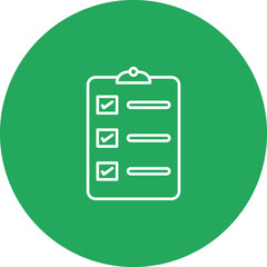 Unique Orders List Vector Icon