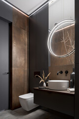 Modern and elegant bathroom - 515450598