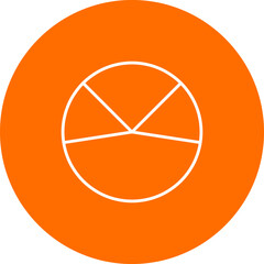 Pie Chart Analysis Vector Icon