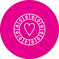 Casino Chips Vector Icon