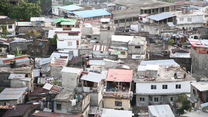 Fototapeta premium Petit village de Mutsamudu