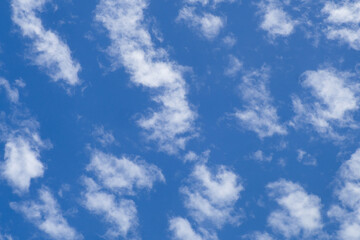 Blue sky background with cloudy