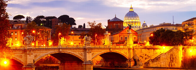 St. Peter's cathedral over bridge