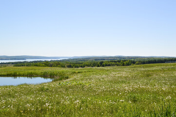 Countryside Scenic Landscape on a Sunny Day	