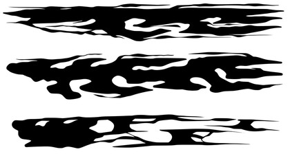 Decl element off road motor cross black and white leopard