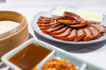 Chinese famous dishes peking duck