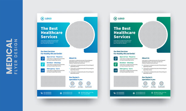 	
Corporate Healthcare And Medical Flyer Or Poster Design Layout