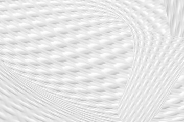 Abstract white background with curved lines.	