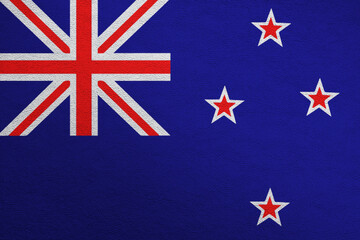 Modern shine leather background in colors of national flag. New Zealand